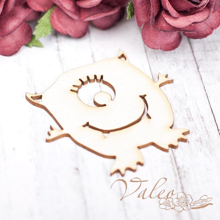 Чипборд Монстрик 47*42мм vl1686  Valeo