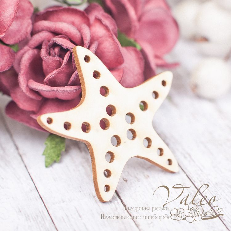 Чіпборд Морська зірка 40 * 37мм vl1751 Valeo