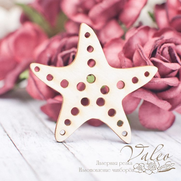 Чіпборд Морська зірка 40 * 37мм vl1751 Valeo