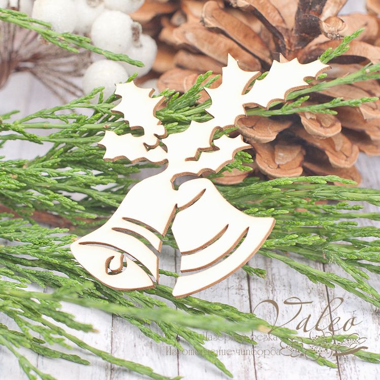 Чипборд Колокольчики 68*61мм vl1960  Valeo