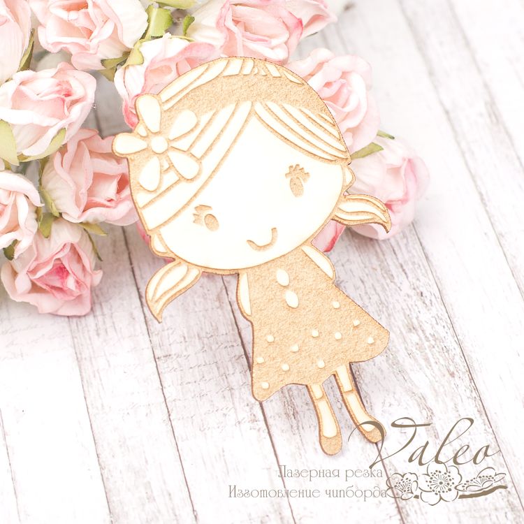 Чіпборд Дівчинка 52 * 81мм vl2054 Valeo