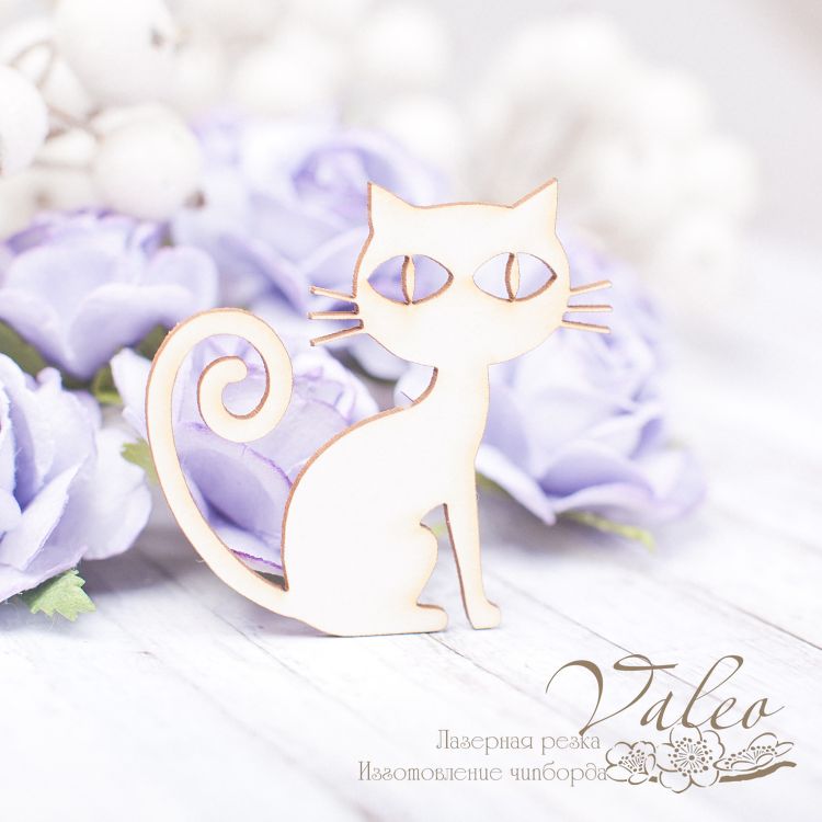 Чіпборд Котик 46 * 44мм vl2148 Valeo