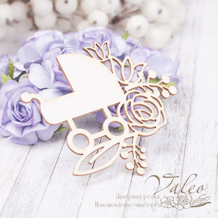 Чіпборд Коляска 75 * 71мм vl2198 Valeo