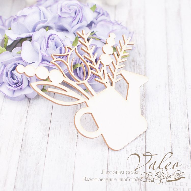 Чіпборд Квіткова композиція 67 * 60мм vl2225 Valeo