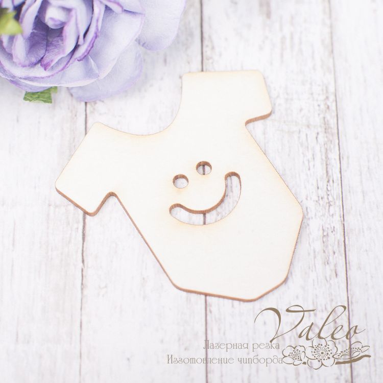 Чипборд Бодик 40*39мм vl2233 Valeo