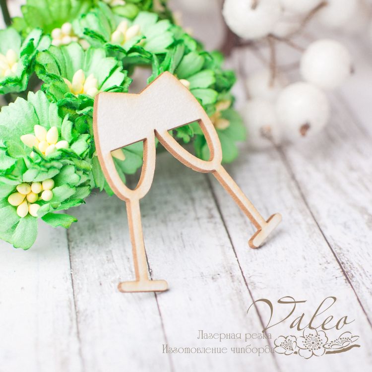 Чіпборд Келихи 43 * 40мм vl2391 Valeo