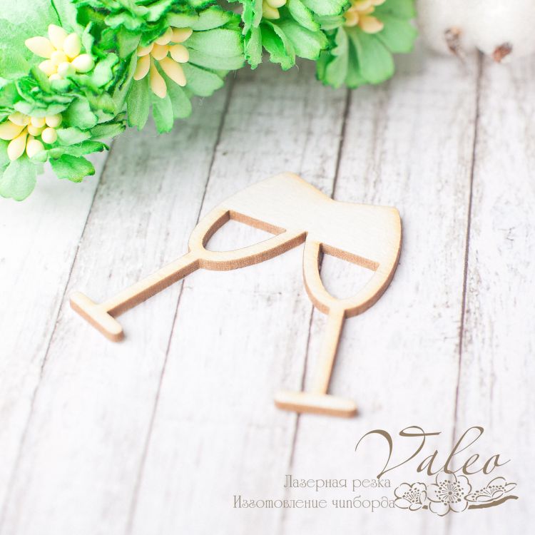 Чіпборд Келихи 43 * 40мм vl2391 Valeo