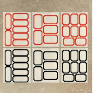 Набор наклеек Vial Labels, Tim Holtz