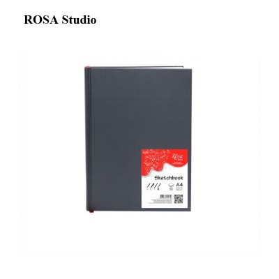 Блокнот Скетчбук, білий А4 100 г / м2, 96 л. Rosa Studio