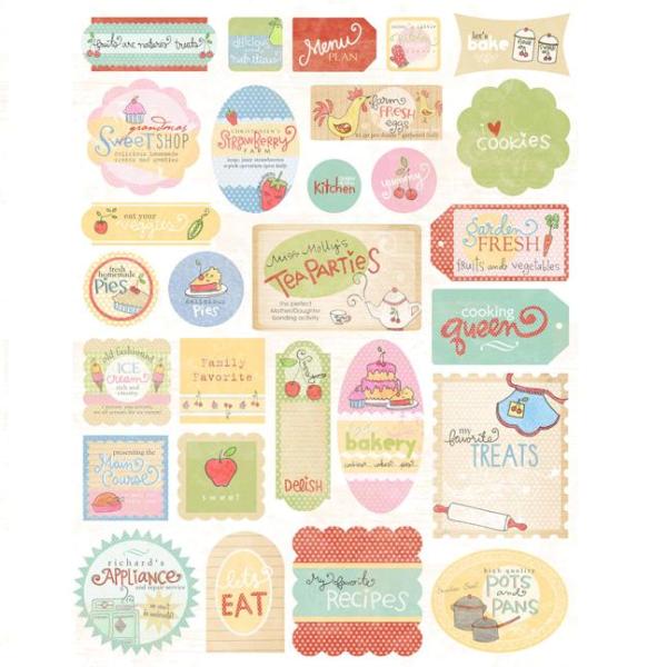 Набір наклейок Homemade Collection Stickers Kitschy Kitchen від Melissa Frances