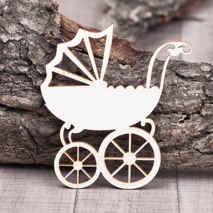 Чіпборд Коляска 59 * 66мм vl1327