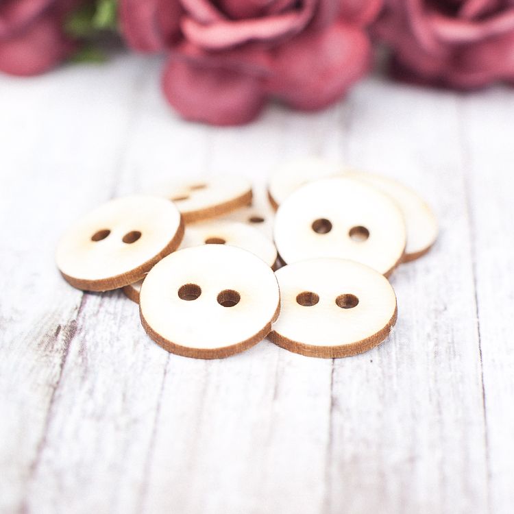 Чіпборд набір Пуговки 10шт 15 * 15мм vl1644