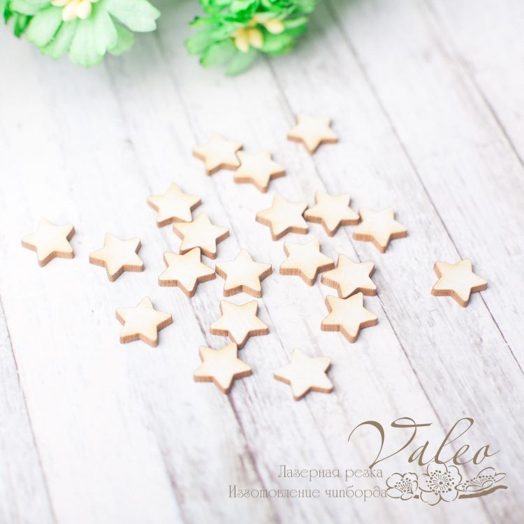 Чіпборд Зірочки 9 * 8 мм 20шт 2335 Valeo
