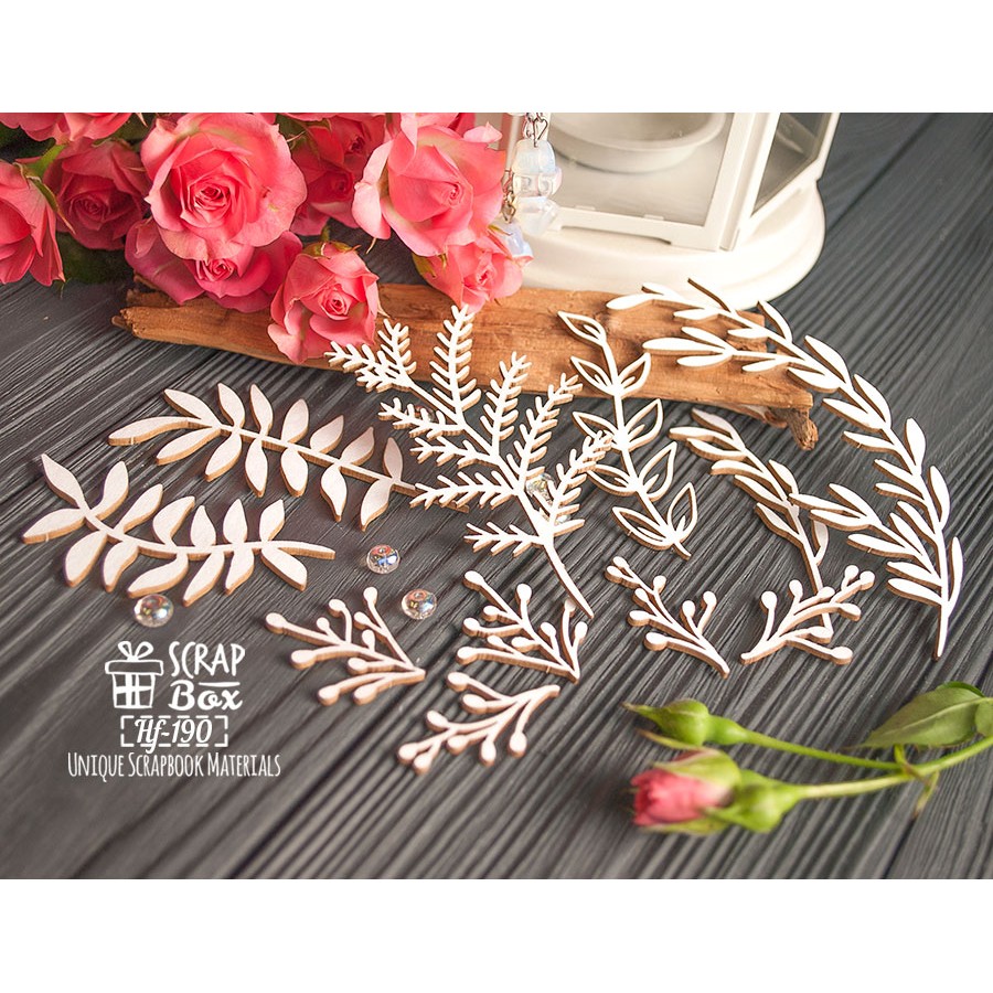 Чіпборд набір гербарію Hf-190 Scrapbox