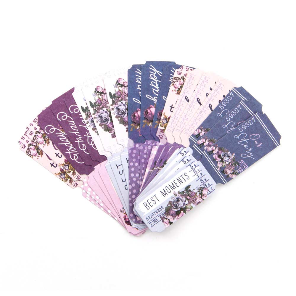 Набор билетиков Lavender, 36 шт (12 дизайнов) Prima