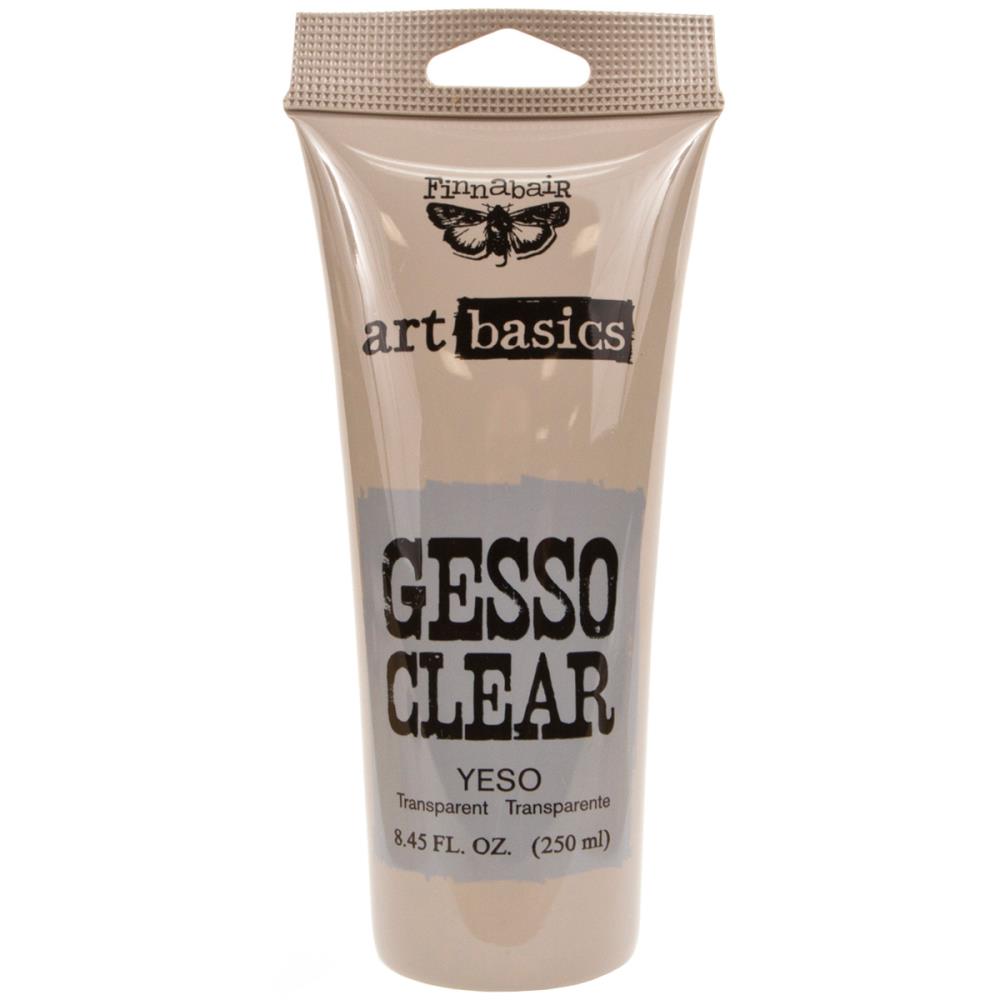 Гессен Finnabair Art Basics Gesso 250 мл, прозорий, туба, Prima