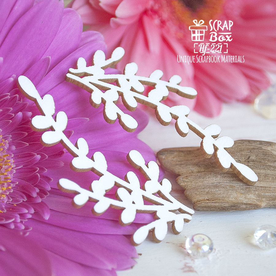 Чіпборд гілочки 2шт Hf-221 Scrapbox