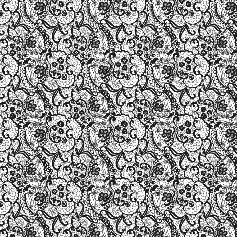 Скрапбумага лаковая Lace - Cottage Rose, Kaisercraft