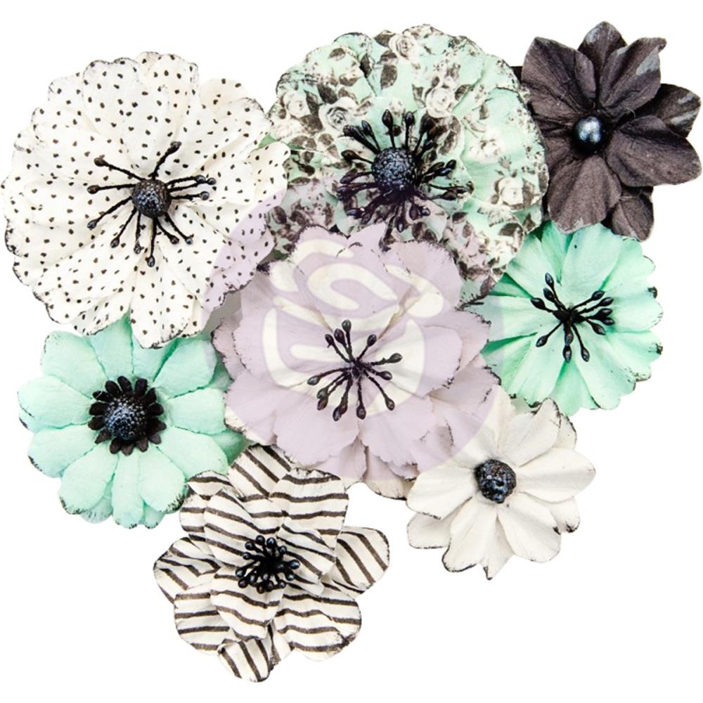 Набір кольорів Grey / Mint - Flirty Fleur, 8 шт, Prima