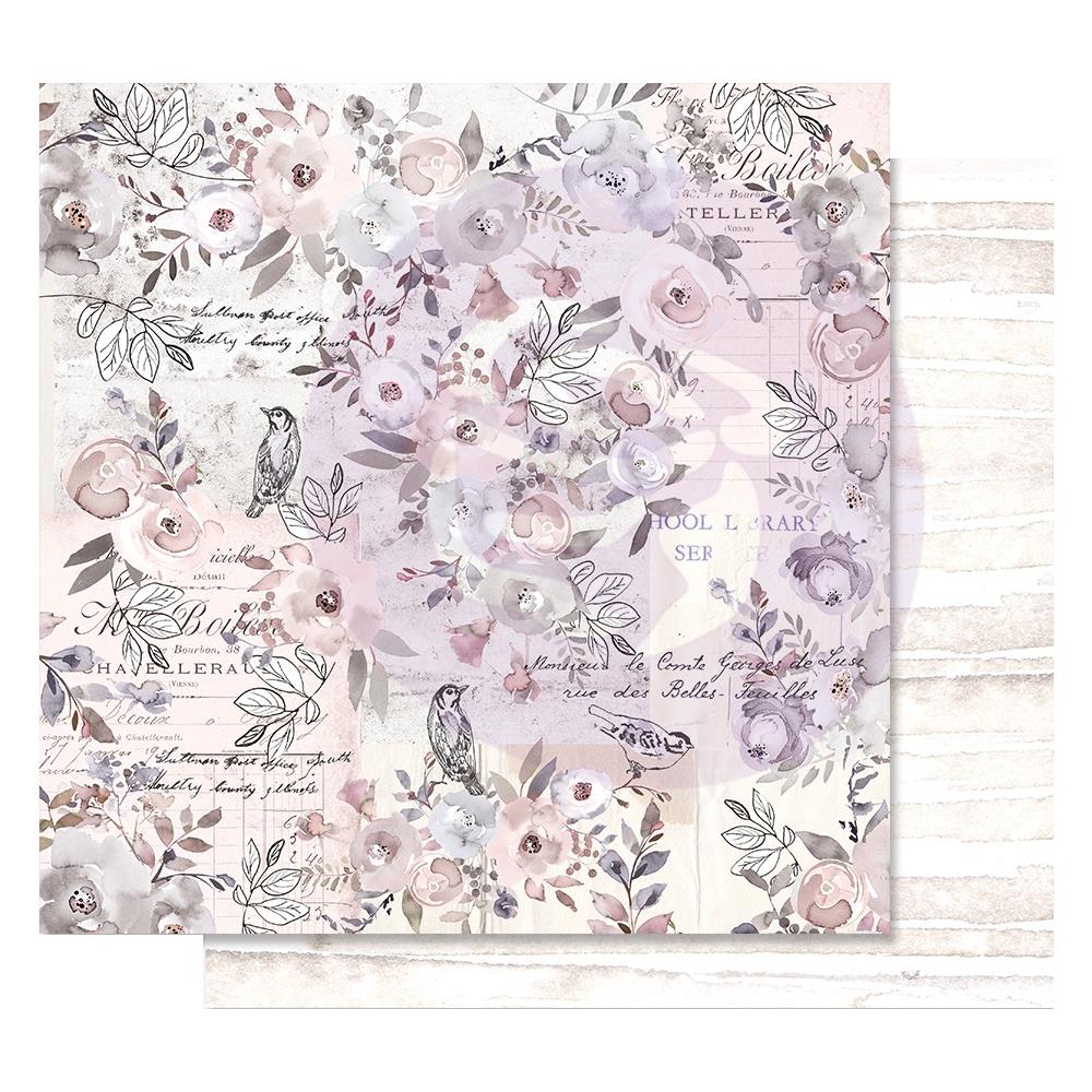 Скраппапір 30х30 см Finding the Way - Lavender Frost, 30x30, Prima