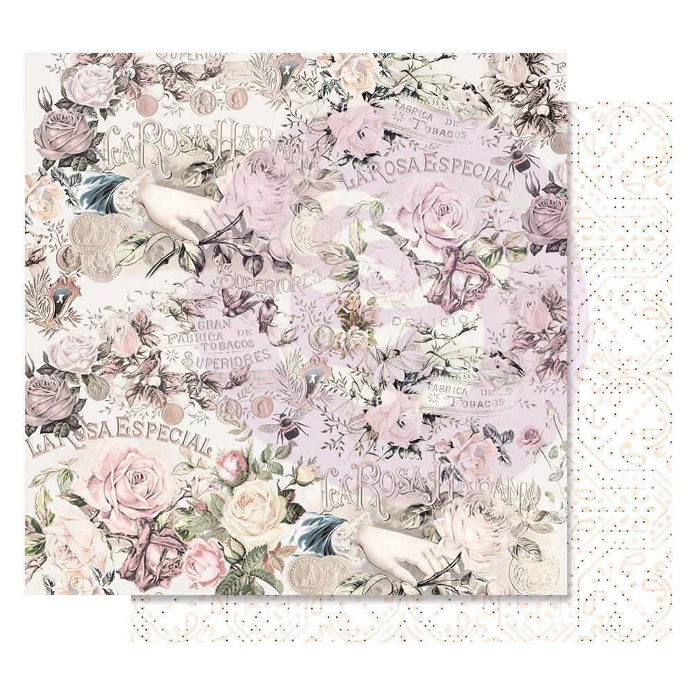 Скраппапір 30х30 см Royal Bidding - Lavender Frost, 30x30, Prima