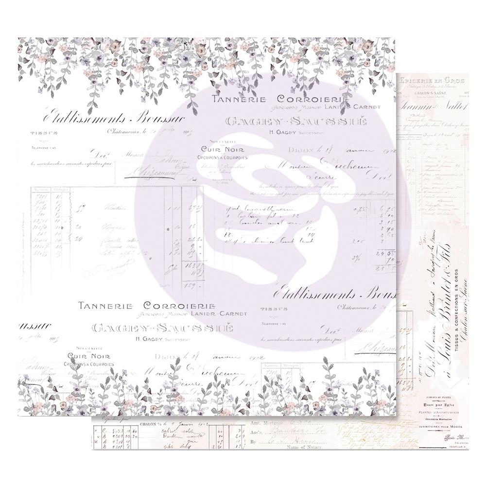 Скраппапір 30х30 см Confession - Lavender Frost, 30x30, Prima