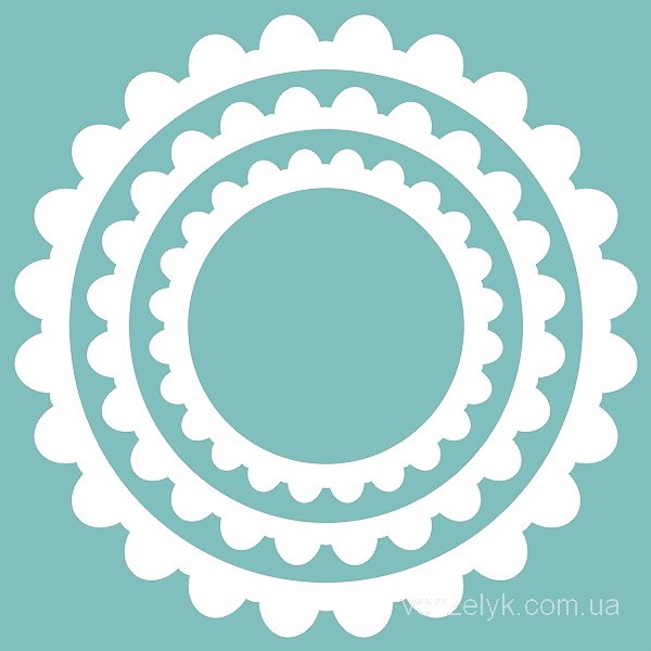 Чіпборд Набір рамок 10 63 * 63 мм, Вензелік