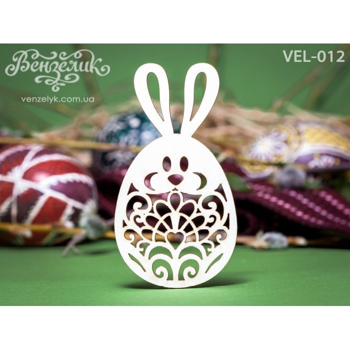 Чіпборд Крашанка-кролик 01 42 * 76 мм, Вензелік