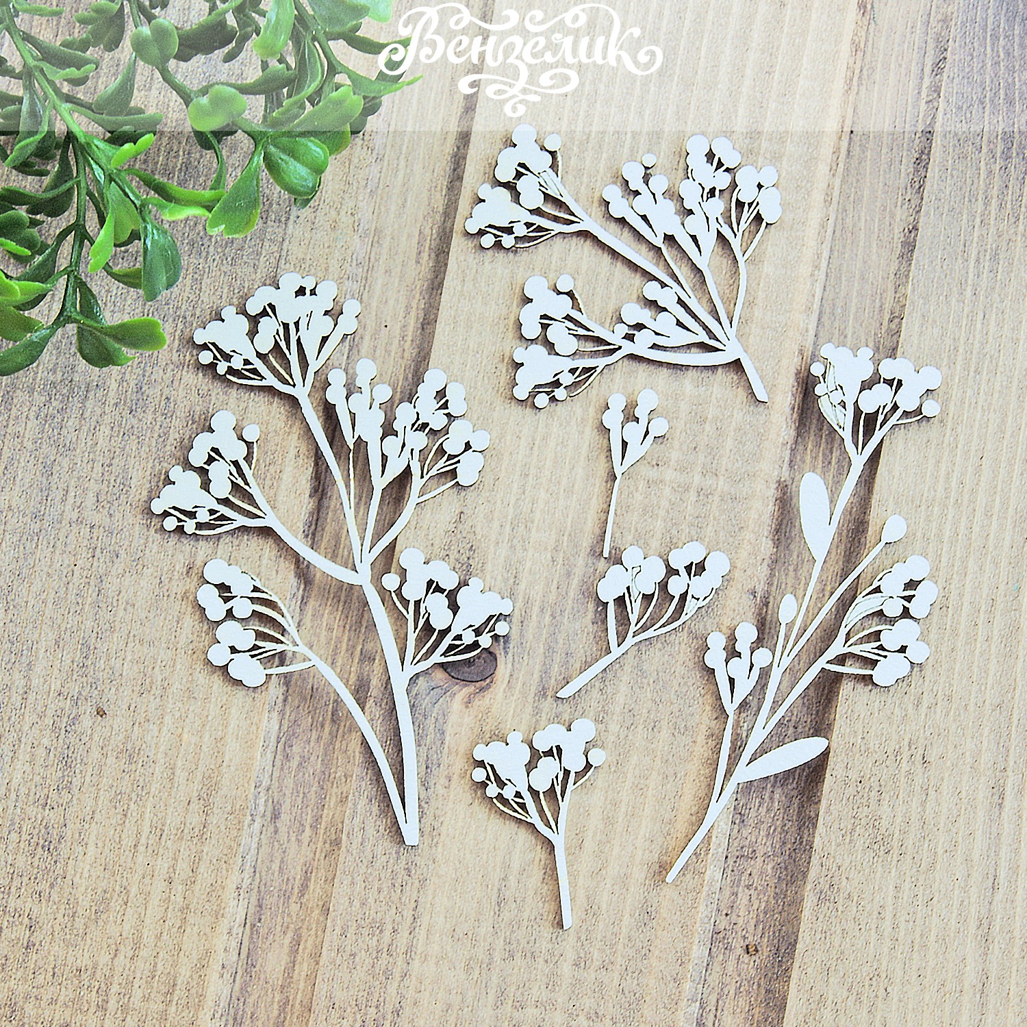 Чіпборд Набір гілочок 32 95 * 145 мм, Вензелік