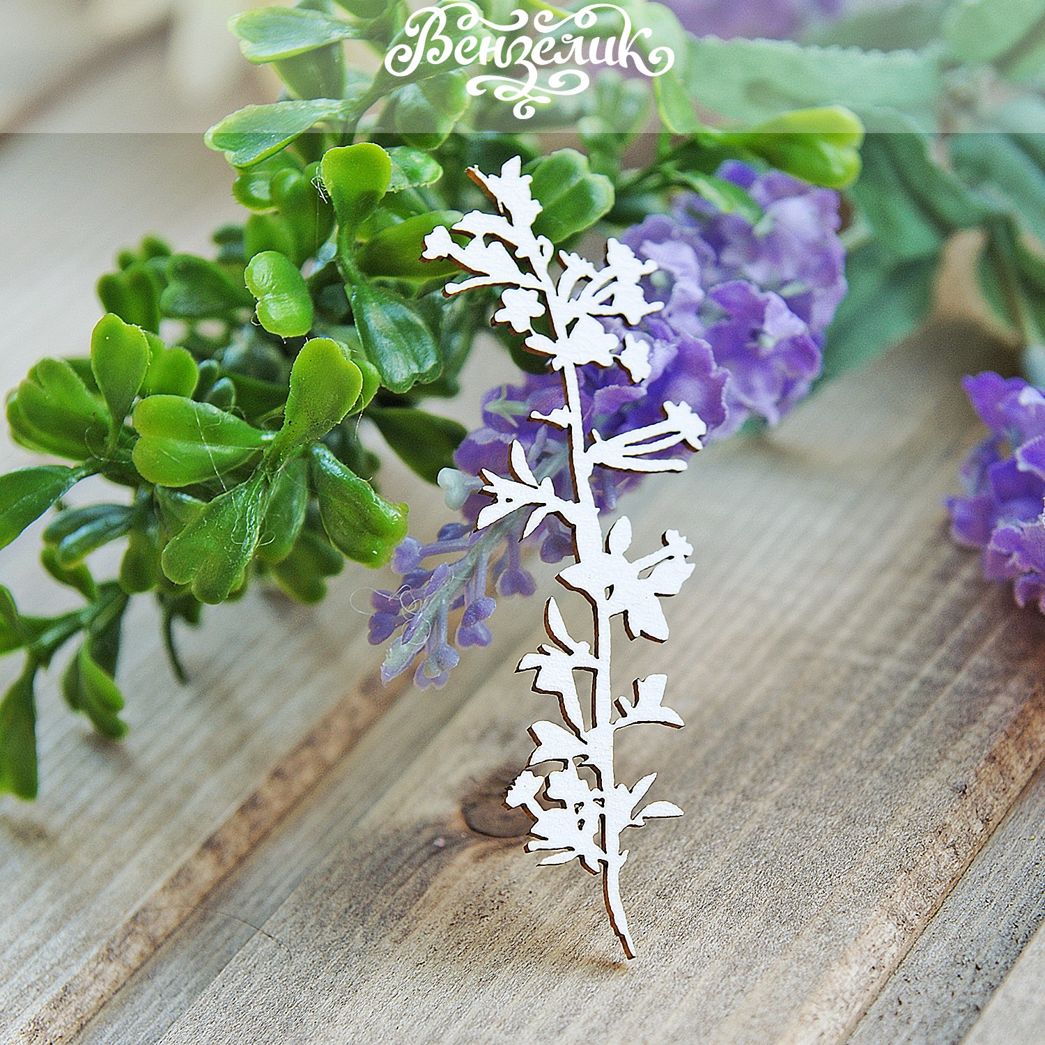 Чіпборд Гілочка 23 77 * 27мм, Вензелік