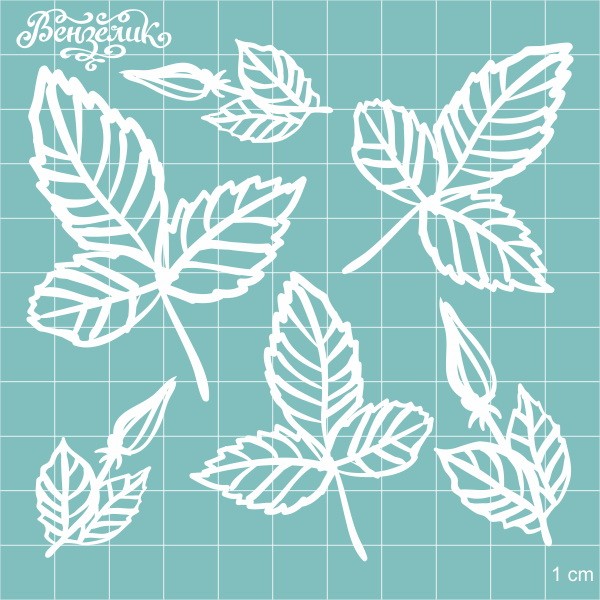 Чіпборд Набір флора 18 100 * 95 мм, Вензелік