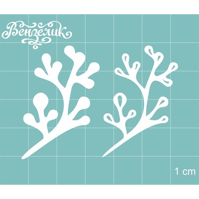 Чіпборд Набір гілочок 09 27 * 40 мм, Вензелік