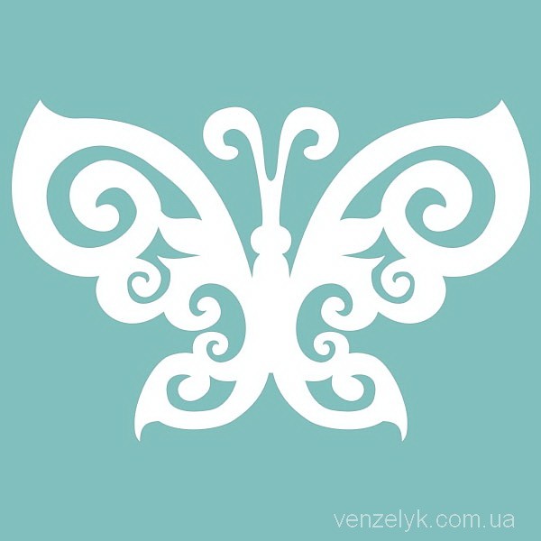 Чіпборд Метелик 06 29 * 44 мм, Вензелік