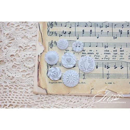 Набор полимерных фигурок Vintage Марсель Iris, 15-22 мм, 7 шт