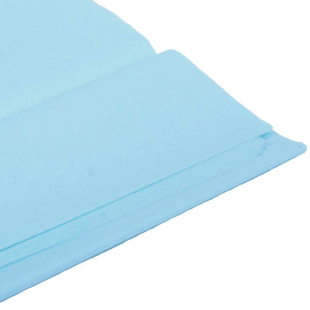 Тиш'ю папір, 75х50 см, 18 г / м2, блакитний