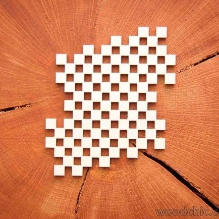 Фоновий чіпборд Квадратний WOODChic