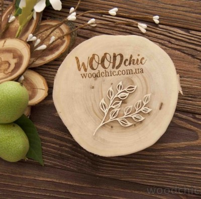 Чипборд Ветка двойная WOODChic