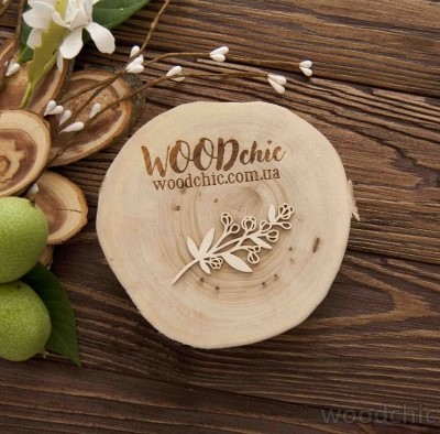 Чіпборд Гілка з бутонами WOODChic