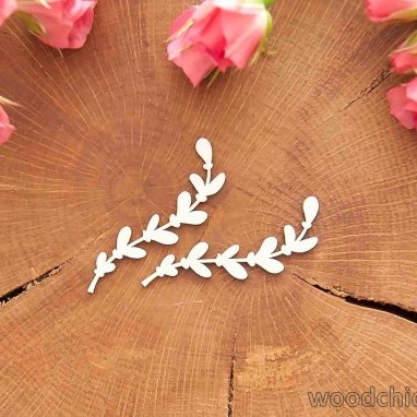 Чіпборд Гілка кучерява кобея WOODChic
