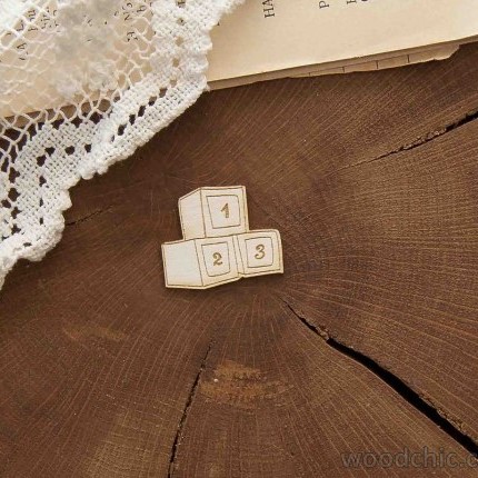 Чіпборд Дитячі кубики WOODChic