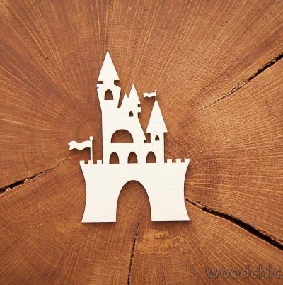 Чипборд Замок 3 WOODChic