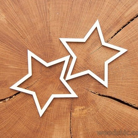 Чіпборд Зірка для шейкера WOODChic
