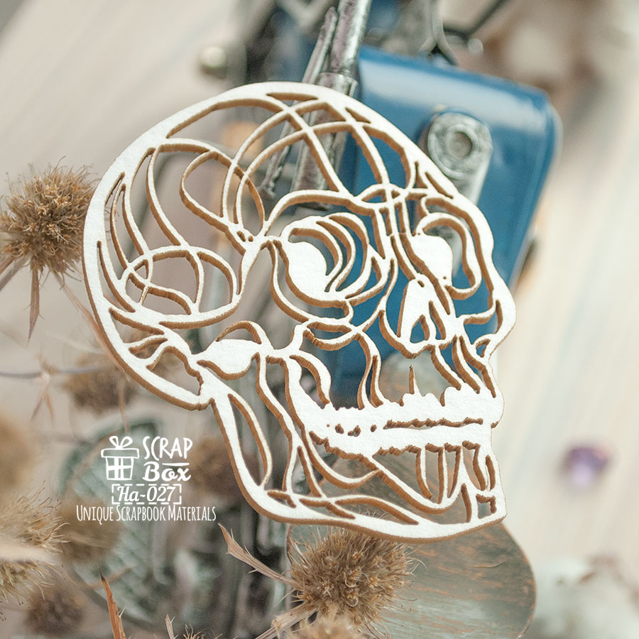 Чіпборд лінійний череп Ha-027, Scrapbox