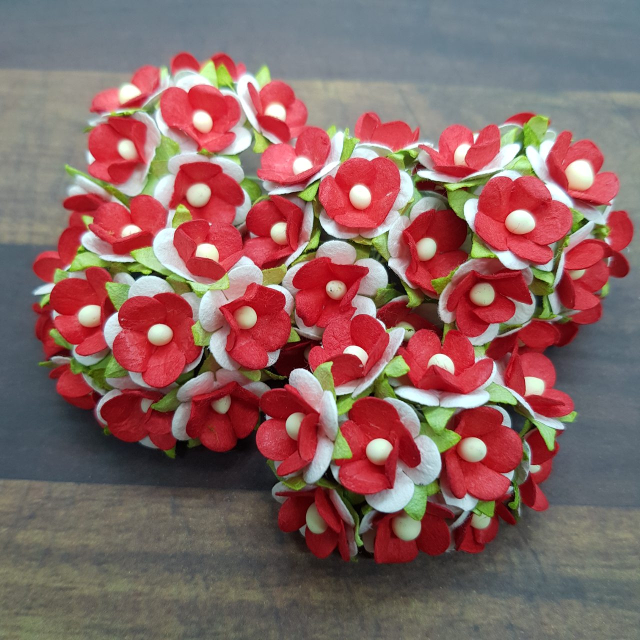 Набор свитхартов, красно-белый, 10 шт., 15 мм