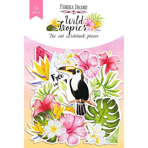 Набір вирубування, колекція Wild Tropics, 54шт, Фабрика Декору