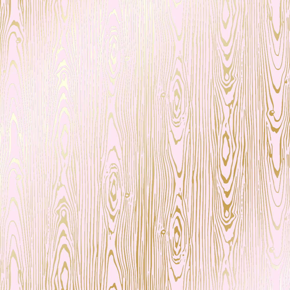 Лист одн. бумаги с фольг. Golden Wood Texture Light pink Фабрика Декора