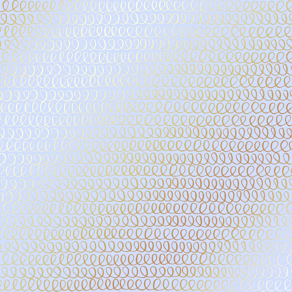 Лист одн. бумаги с фольг. Golden Loops Purple Фабрика Декора