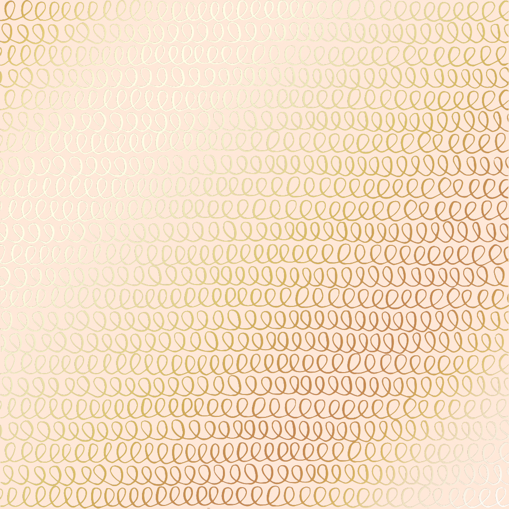 Лист одн. бумаги с фольг. Golden Loops Beige