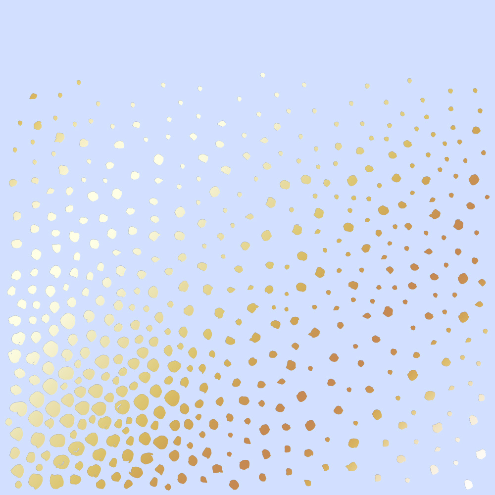 Лист одн. бумаги с фольг. Golden Maxi Drops Purple