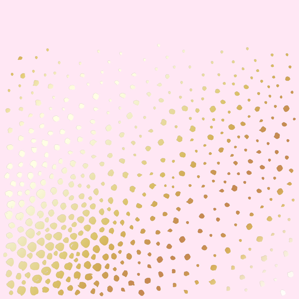 Лист одн. бумаги с фольг. Golden Maxi Drops Light pink